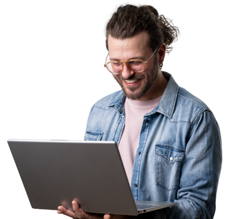 ITO Mitarbeiter mit Laptop